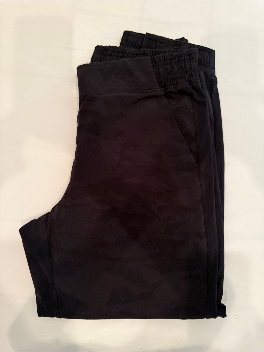 Athleta Black Textured Athletic Pants